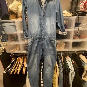 One Teaspoon Blue Denim Jumpsuit